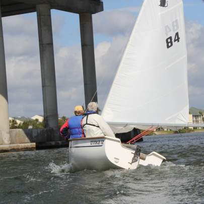 Adult Sailors on the water