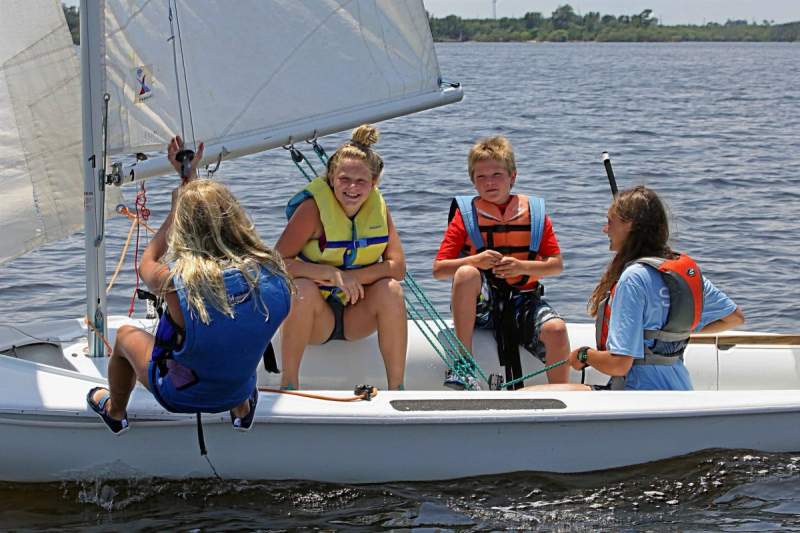 Kids on Boat